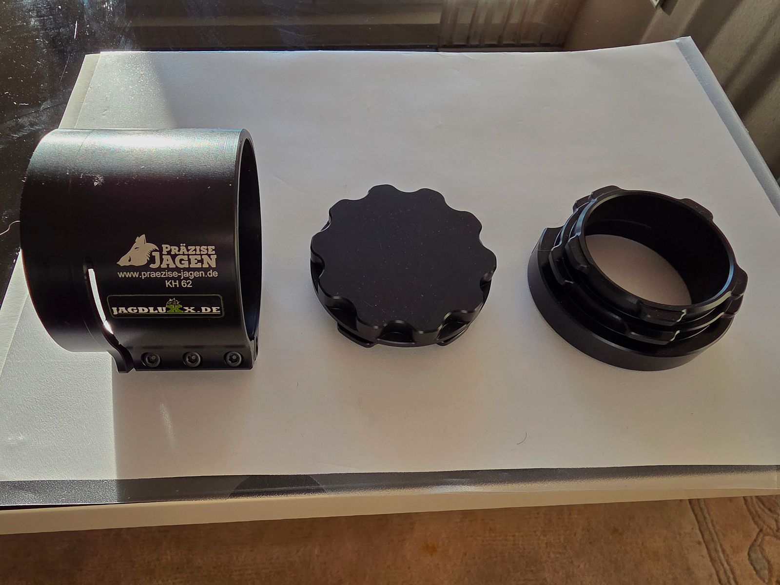Präzise-jagen System 62mm w tym zatyczka nowa i nieużywana