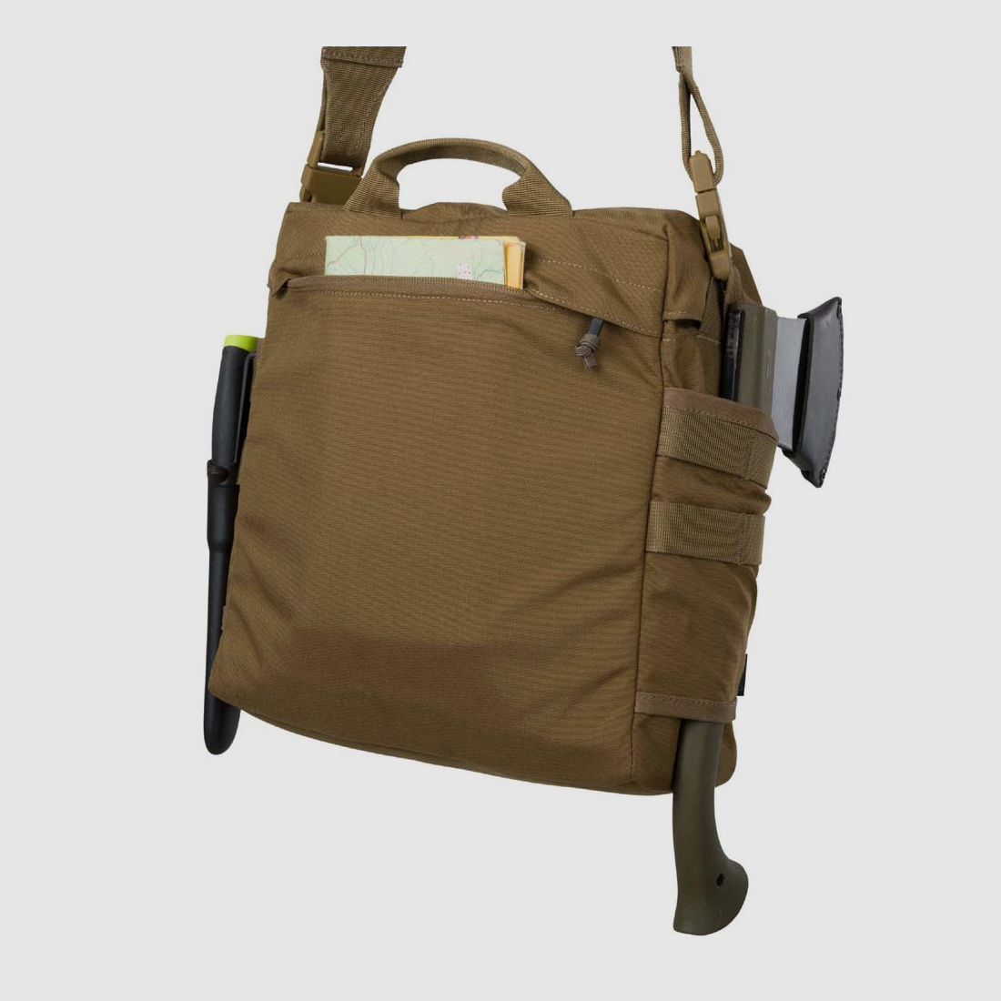 HELIKON-TEX BUSHCRAFT HAVERSACK BAG® CORDURA® OLIVE - SCHWARZ