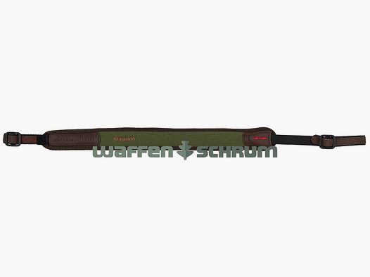 Niggeloh Rifle Sling Automatic Light Neoprene - Leather - Olive/Green