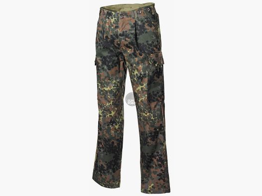 BW Feldhose, flecktarn,5 Farben, nach original TL - Größe: 10
