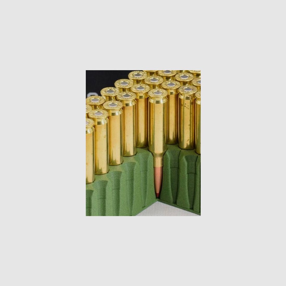 Filamelt ammunition box / 6.8 mm Remington SPC / 'flip lid' / cartridge box, ammo box