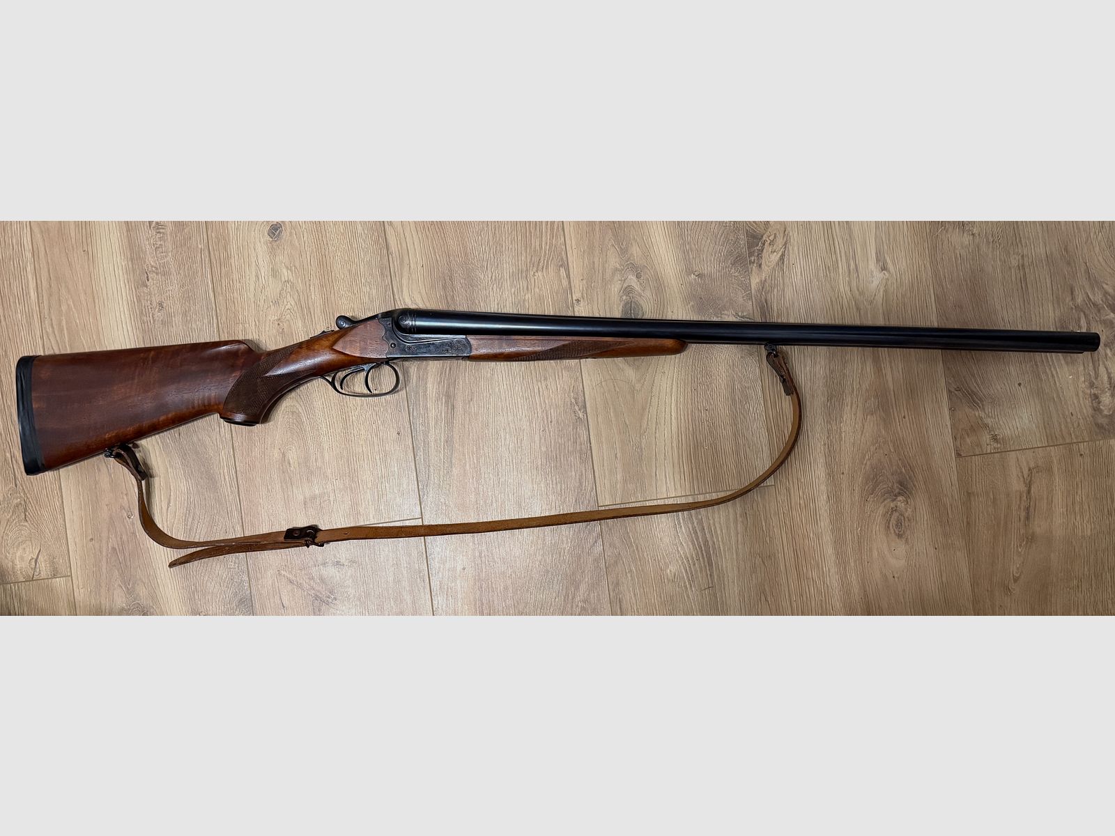 Simson Suhl double-barrel shotgun cross shotgun 12/70 shotgun color hardening