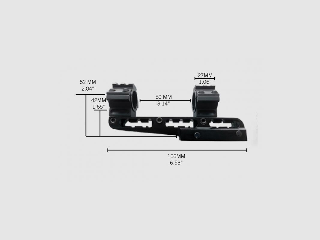 KONUS 7219 MONTATURA UNIVERSALE CANTILEVER, immagine 3 di 3