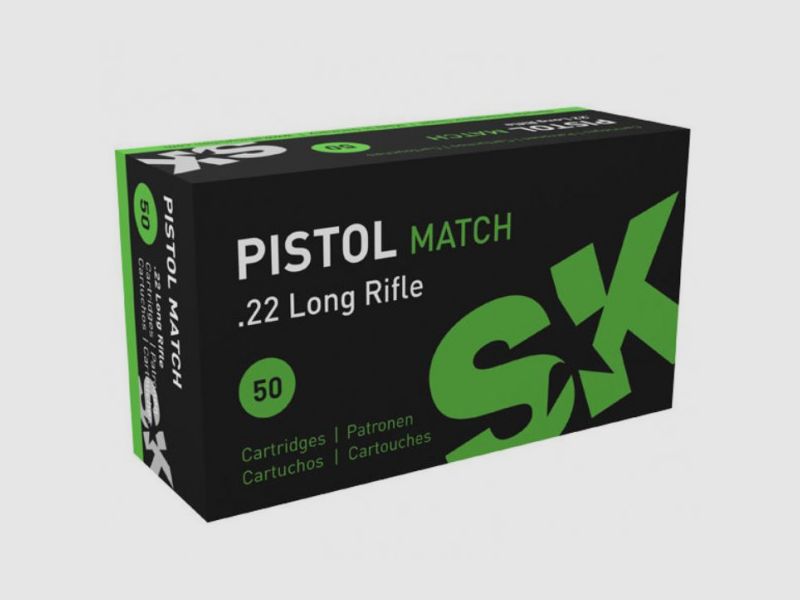 SK PISTOL MATCH - .22LR - 2,59 G / 40 GRS. - 50 STK.
