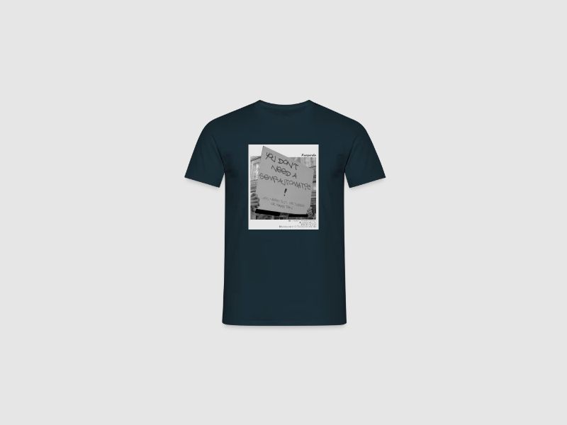 you don't need a semi-automatic - Männer T-Shirt Grau meliert