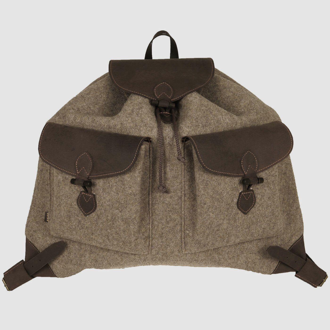 AKAH Jagdrucksack​ Wollfilz lautlos 28l Volumen Rucksack