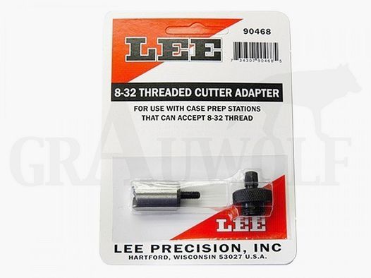 Adattatore Lee 8-32 per sistema Lee con misuratore di lunghezza di taglio