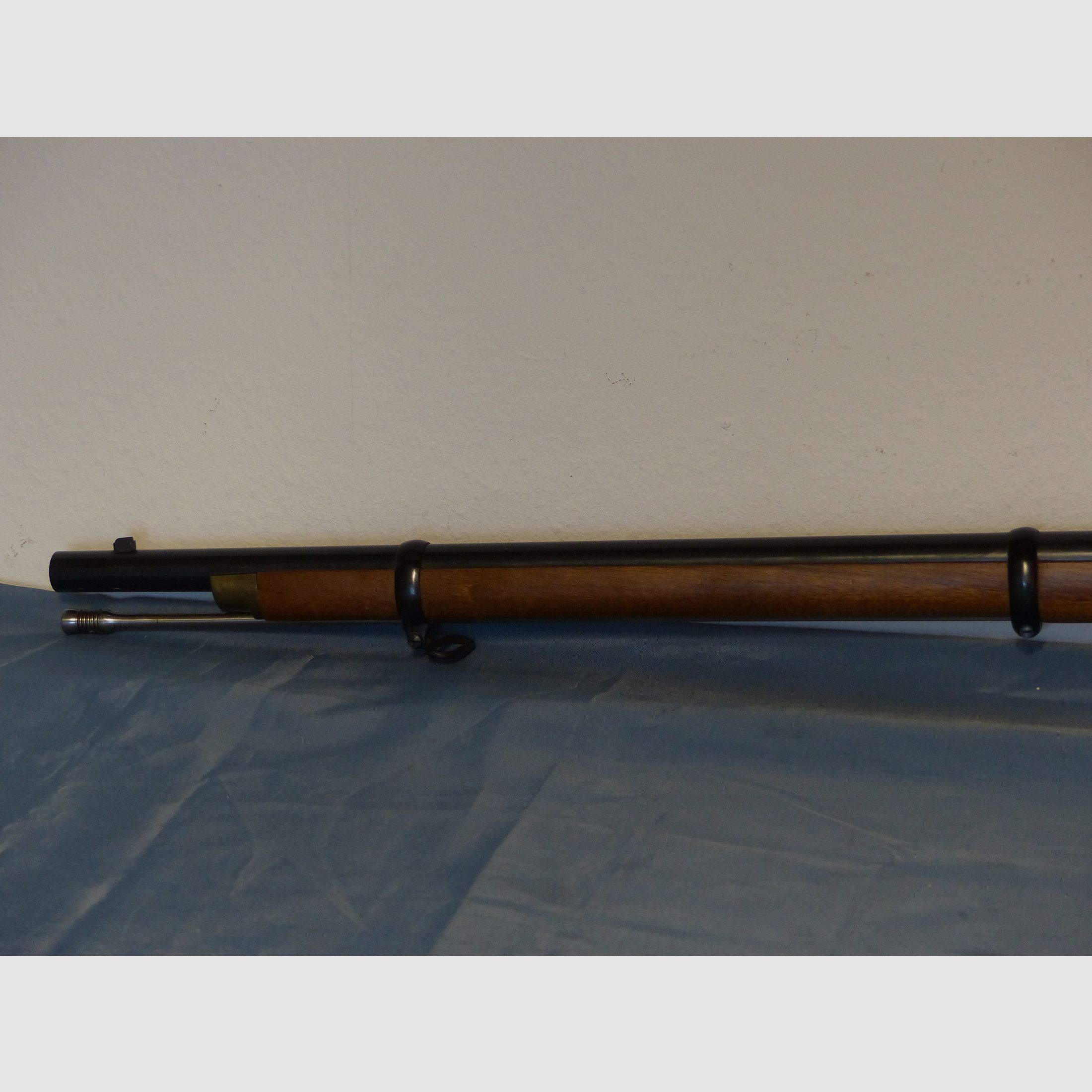 Vorderlader Perkussion Enfield Gewehr 1853 3 Band Büchse Armi San Paolo Brescia Italien Cal. .58 vintage