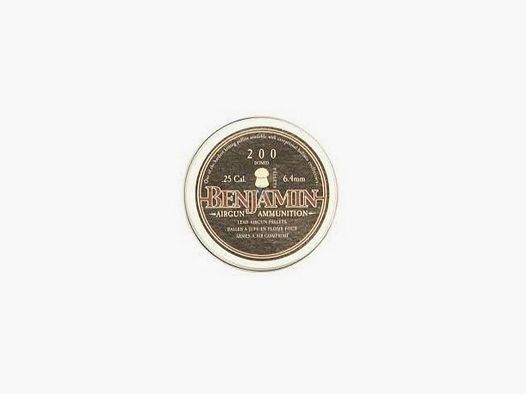 BOITE 200 PLOMBS BENJAMIN DOMED 6,35 MM