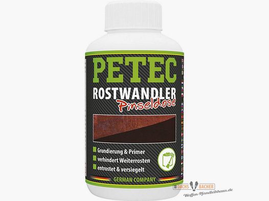 Rostwandler 250 ml PETEC Pinseldose Rost Versiegeln