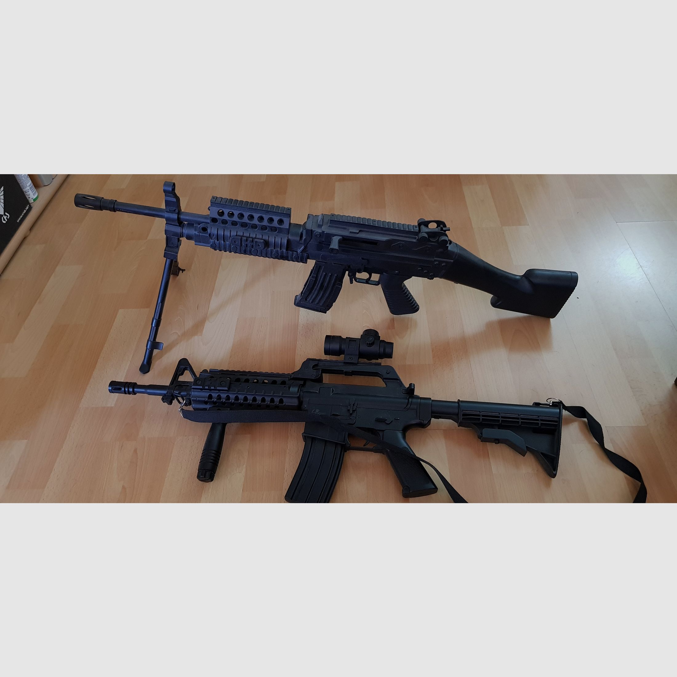 Mg249  und M4 airsoft 6mm bb