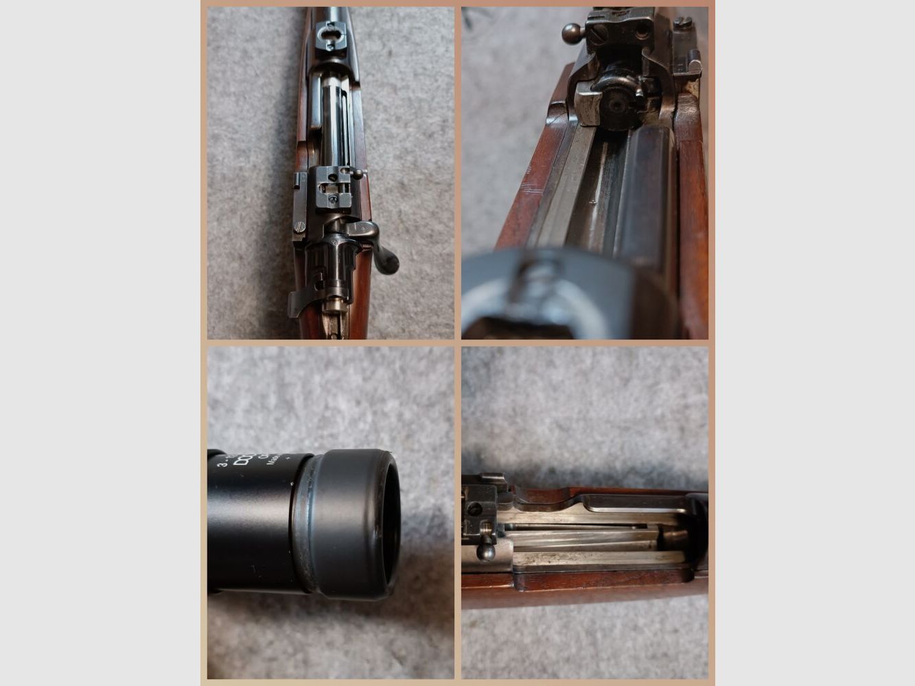 Waffen Adamy Suhl Mauser Argentino 98er mit ZF Docter3-12x56