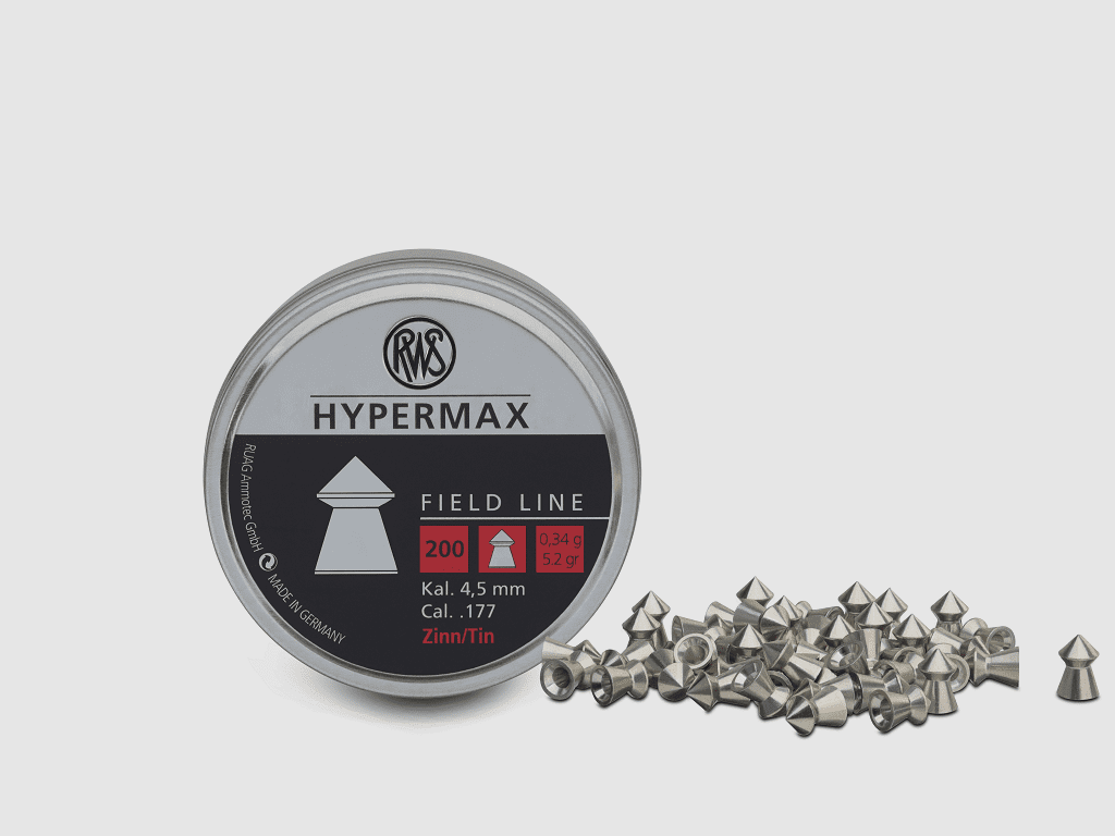 RWS FIELD-L Hypermax Diabolo 4,5 0,34g 200 pz