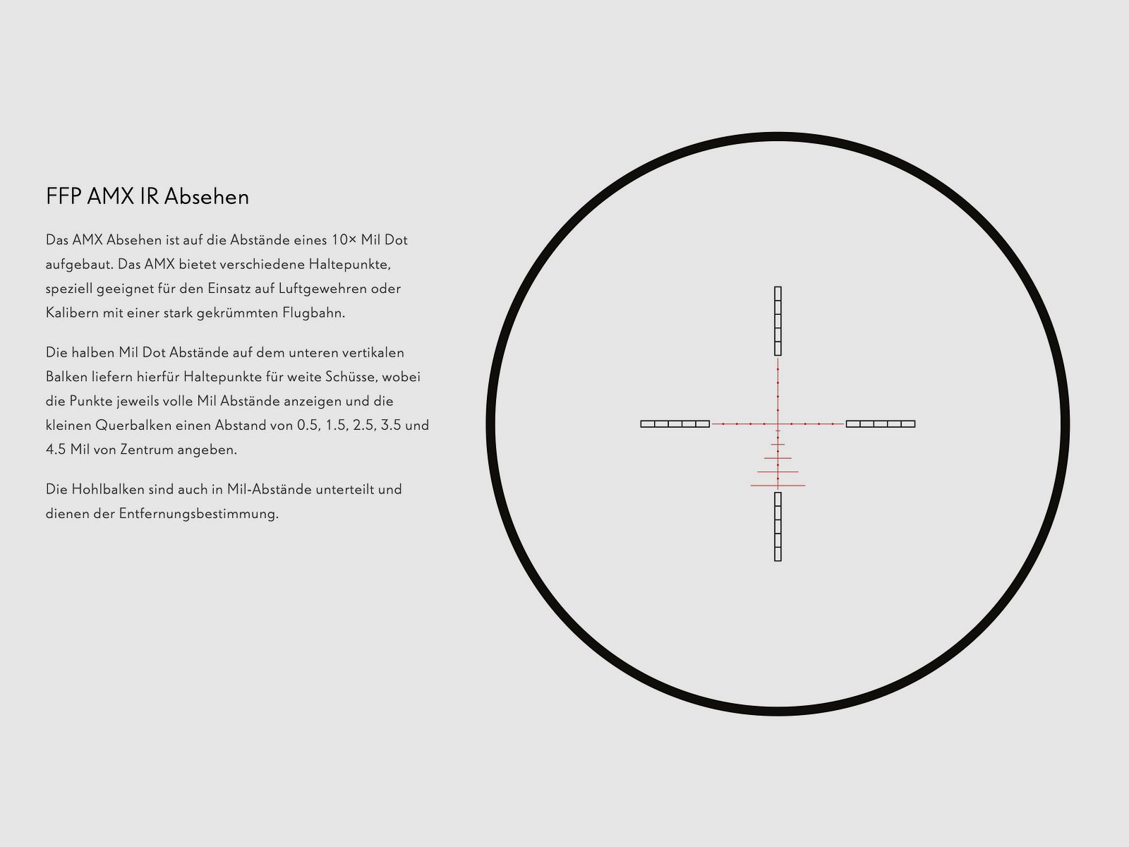 HAWKE 13350 Zielfernrohr AIRMAX 30 FFP SF 4-16x50 AMX IR Absehen