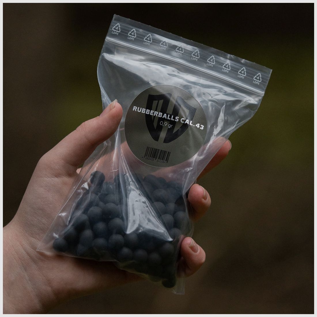 100 x pelotas de goma Cal 0,43 | PPQ M2 | T4E TPM1 | extra duro | Homedefence-24