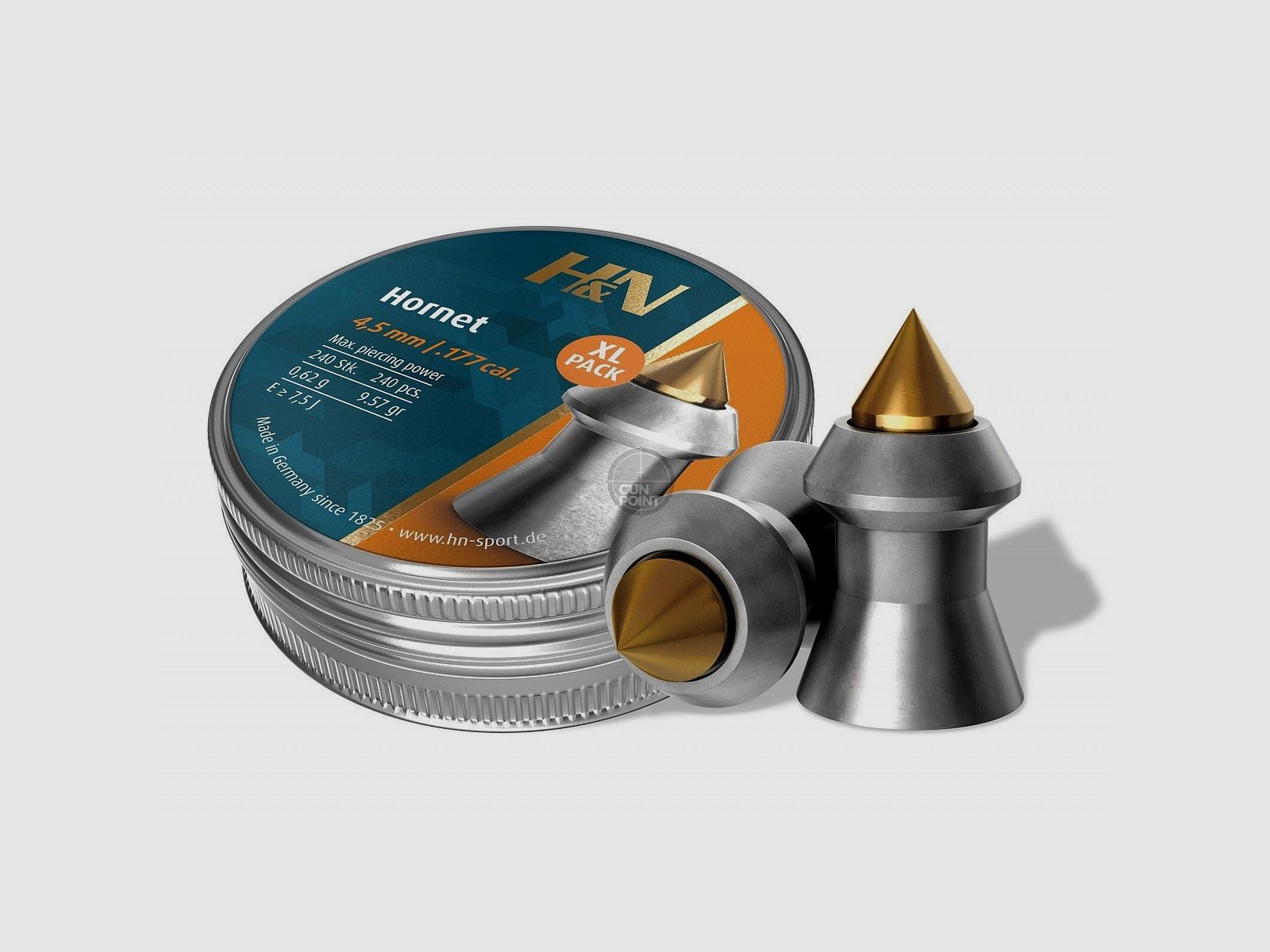 H&amp;N Hornet XL-Pack - 4.50 mm / .177 cal. - 240 pcs
