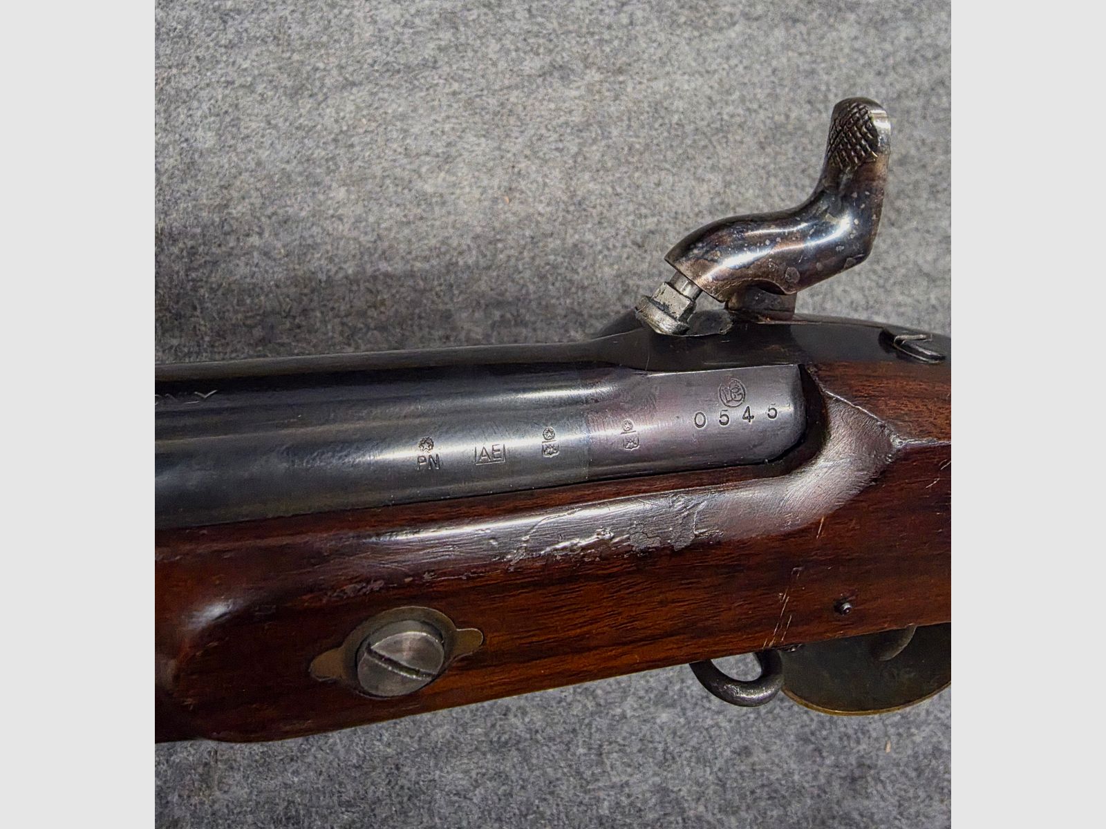 Fucile a percussione London Armoury cal. .58 Replica del fucile a retrocarica Enfield del 1853 dalla Guerra Civile Americana Euro Arms of America Fucile a percussione