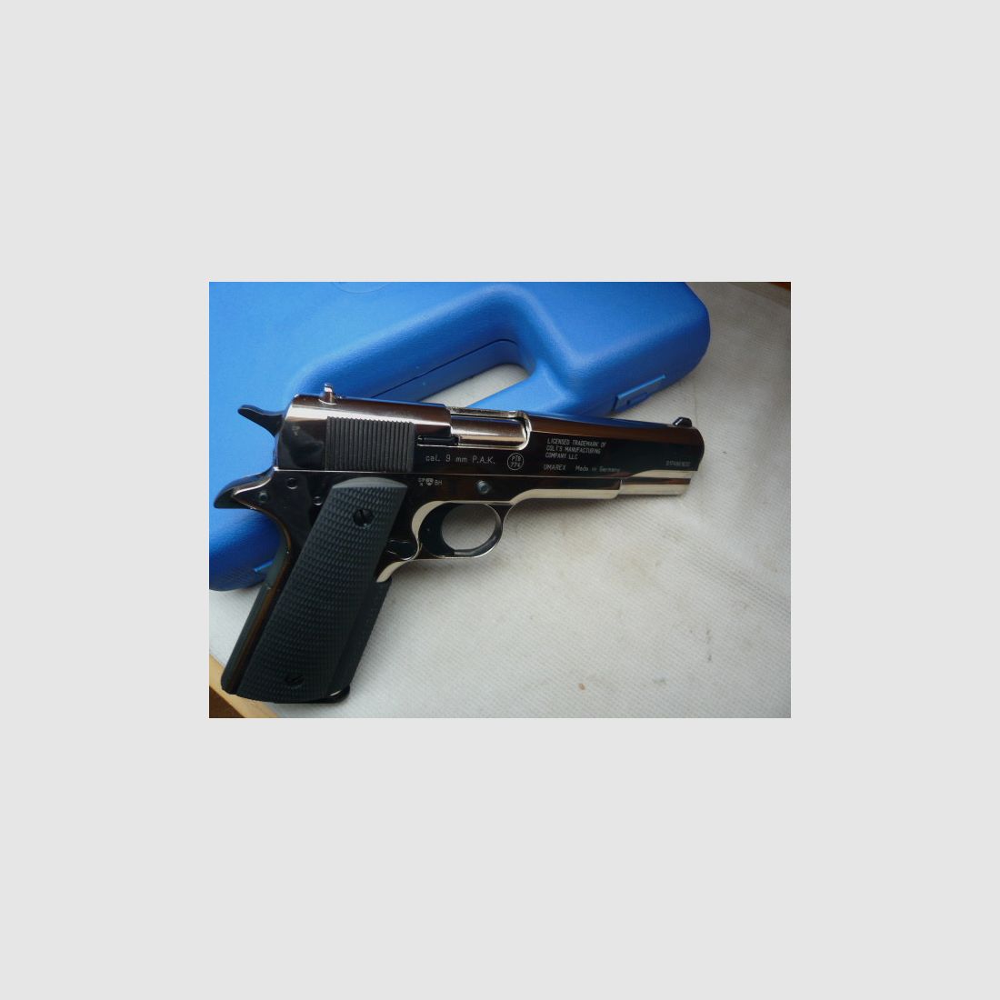 Colt Government 1911 A1 caliber 9mm PAK chrome-plated