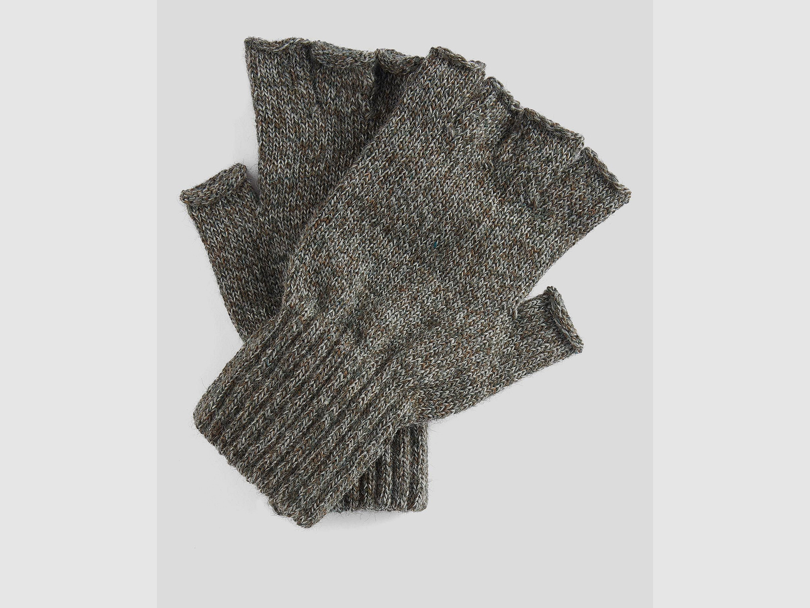 Barbour Fingerless Glove Olive Man M