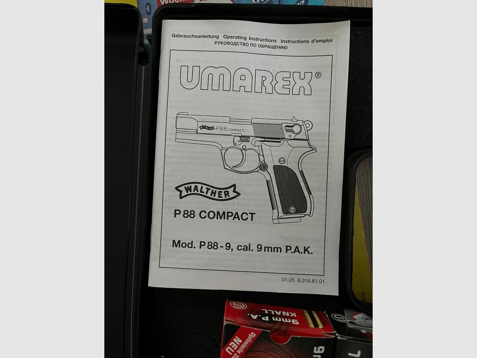 Walther P88-9 cal. 9mm P.A.K blank new