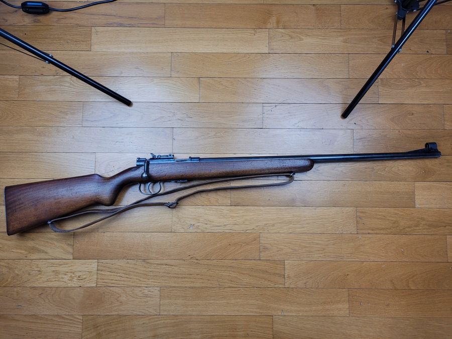 Belle carabine MAUSER Modèle 1945 – Calibre 22LR – Admise au TAR – Chargeur 5 coups – Bretelle – TBE, image 2 sur 15