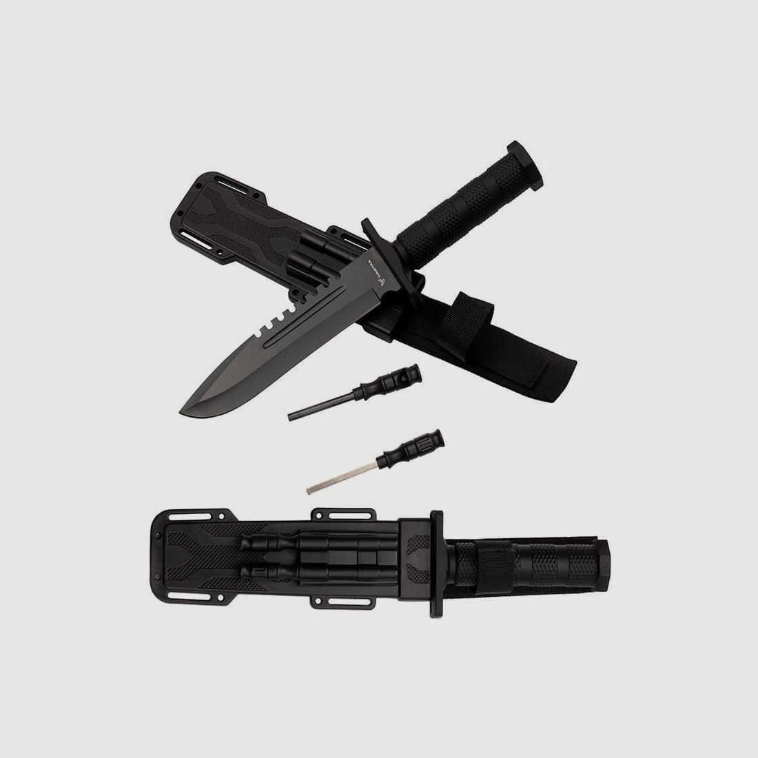 Coltello tattico HASTAA 15-HS-251 + accendifuoco e affilatore, immagine 11 di 11