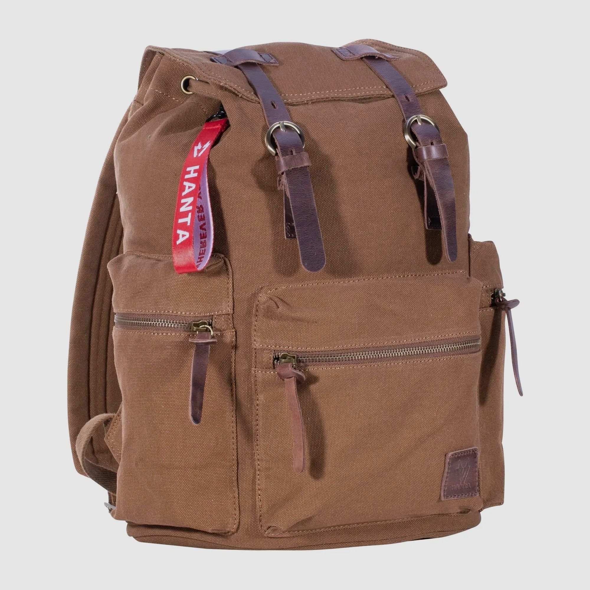 Hanta Hanta Nature Rucksack Canvas 20 L braun