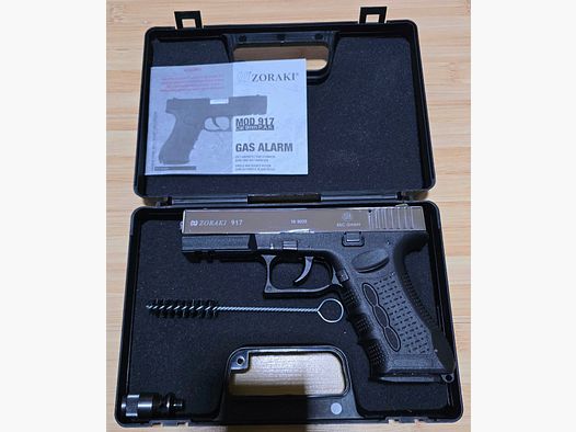 Zoraki 917 Chrom strzał ostrzegawczy 9mm PAK