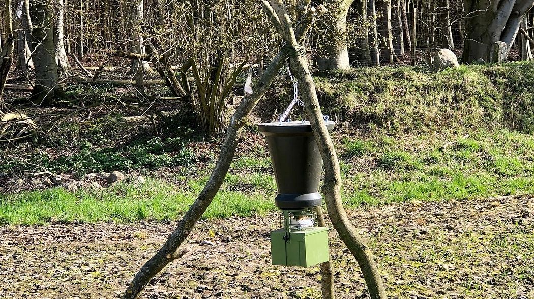 DIY Ständer für Kirrautomat Dreibein