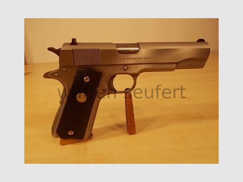 Colt Government MKIV Series 80 Stainless Pistole