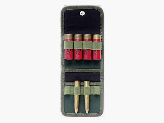 Fritzmann custodia per proiettili e cartucce in nylon, verde