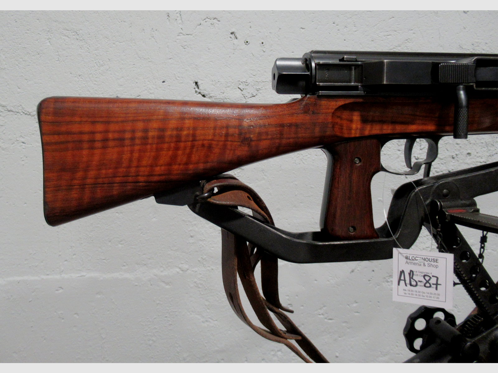 AB-87 carabine semi-automatique W+F mod. LMG 25 cal. 7.5x55, image 4 sur 9