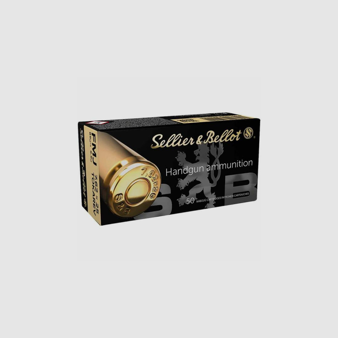 SELLIER & BELLOT Pistolenmunition 7,62x25 Tokarev VM 85 grs 50 Stk     5,5 g