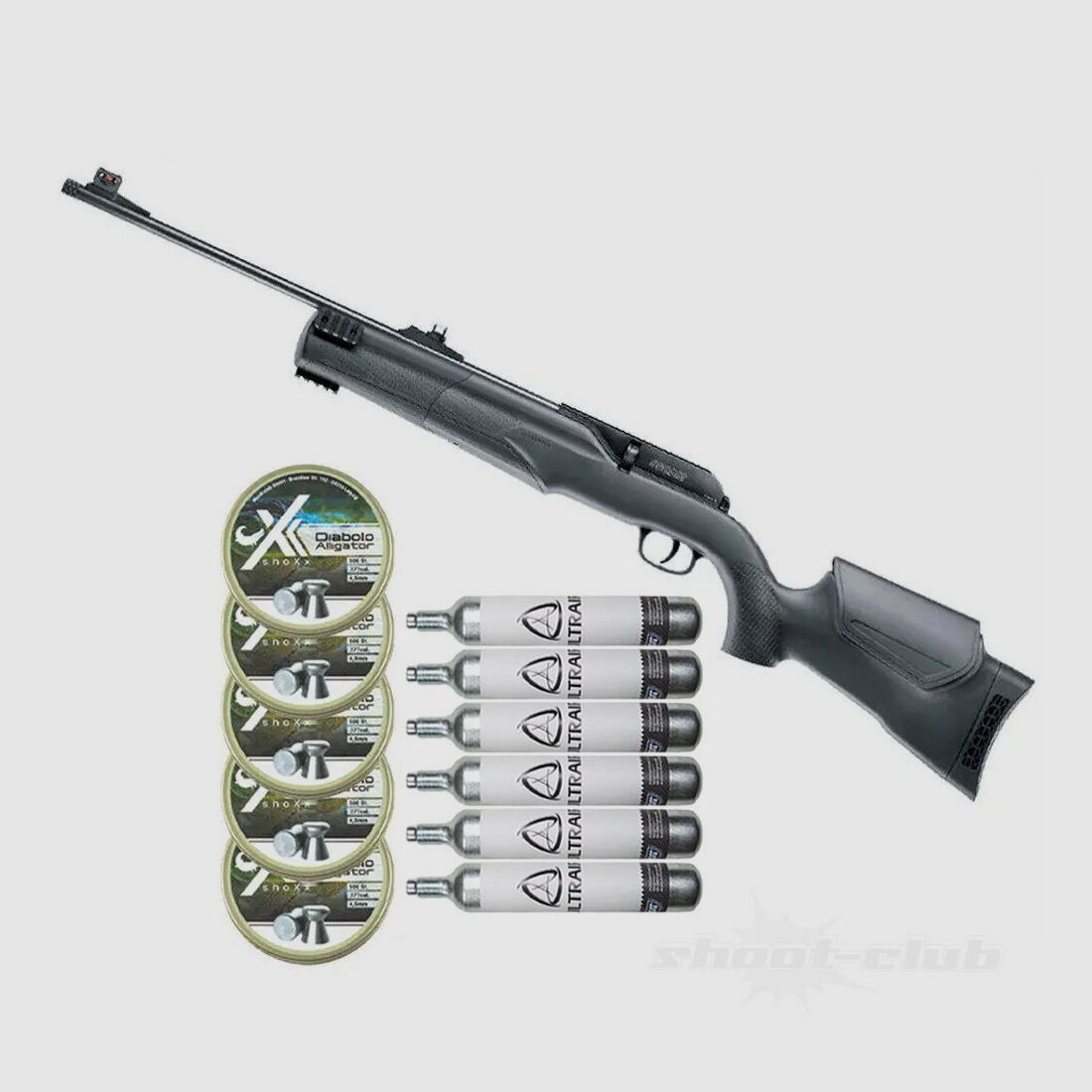 UMAREX	 850 M2 CO2-Gewehr 4,5mm Diabolos - Set