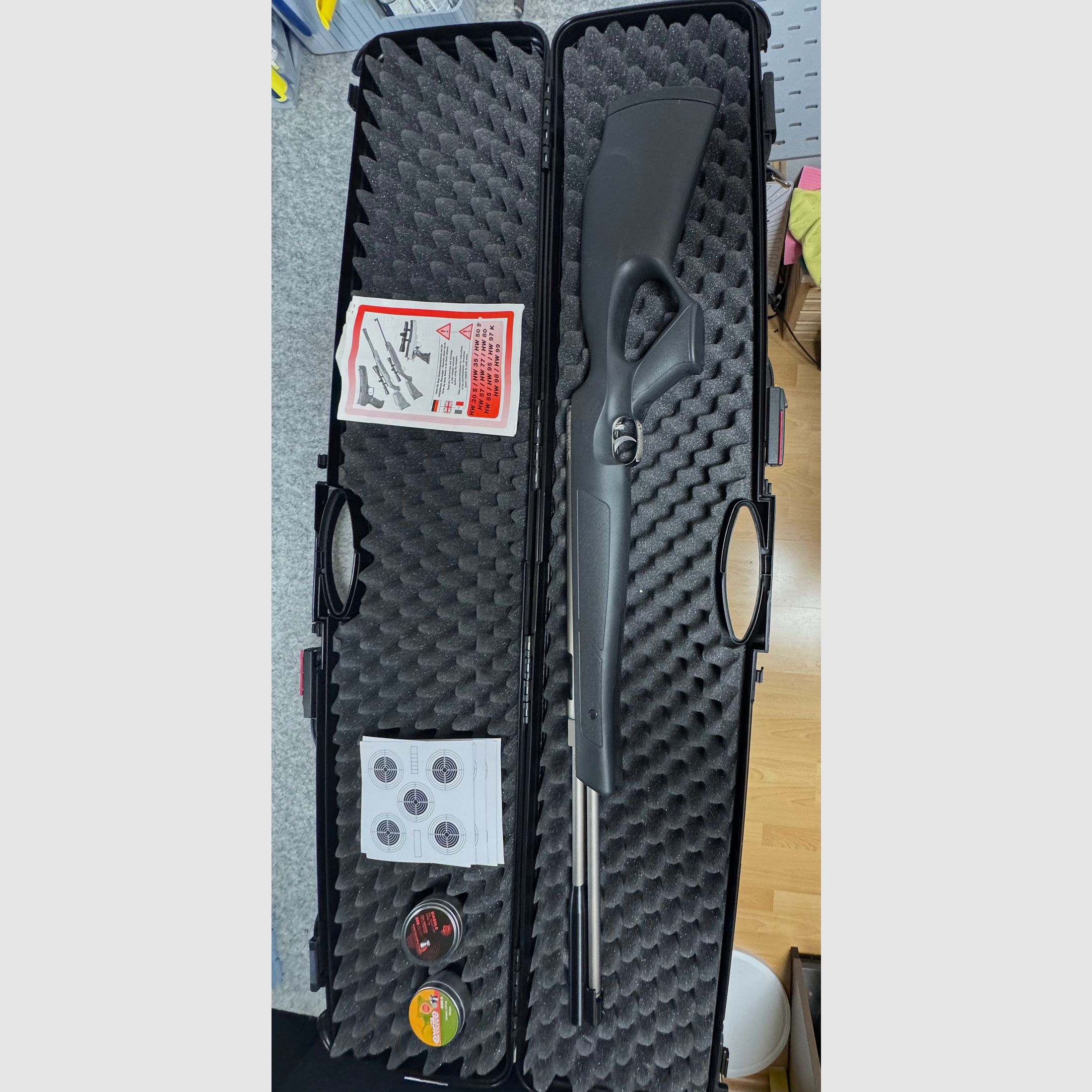 HW 97K Steel Top condition, less than 500 shots. With case and receipt.