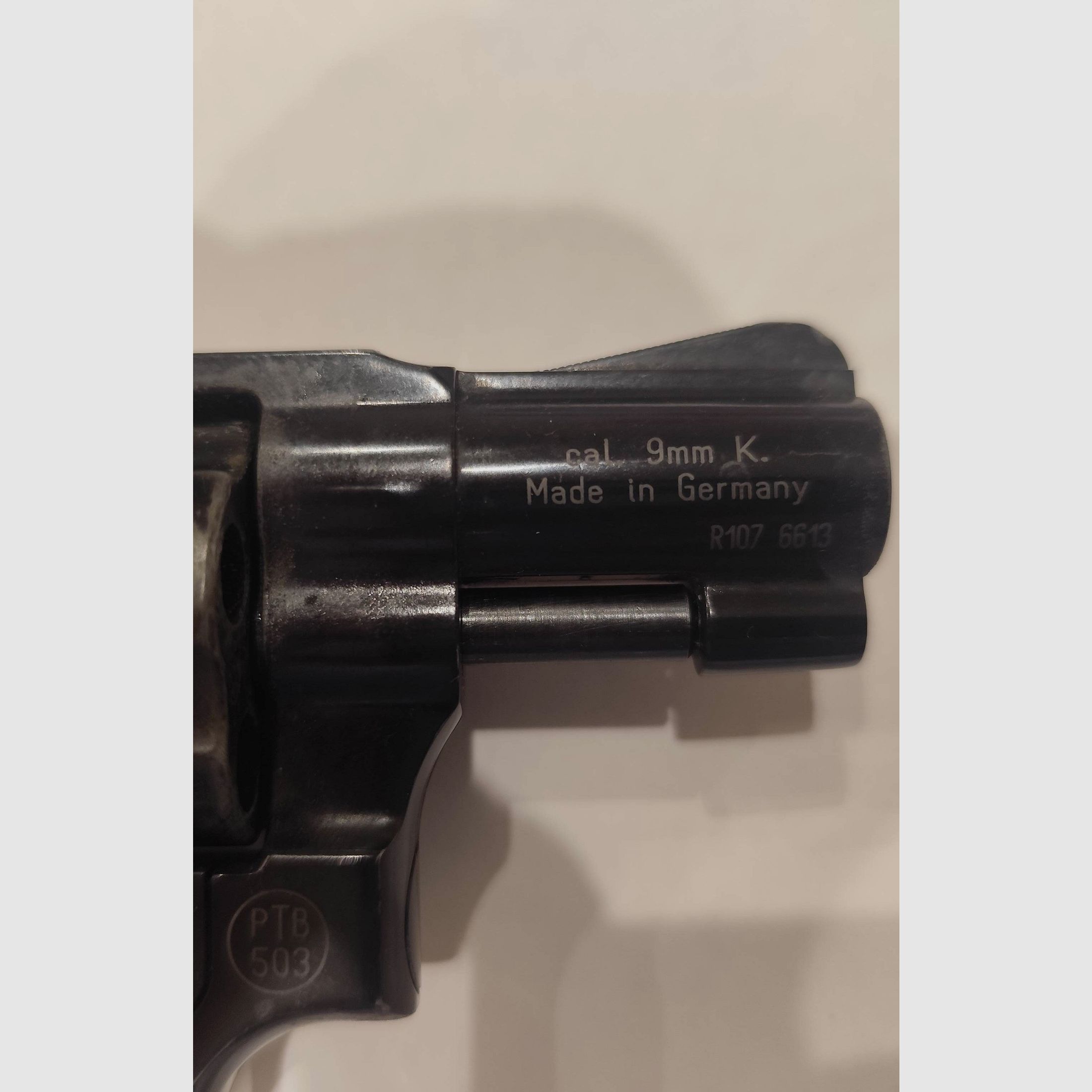 Smith & Wesson Chiefs Special  9mm R.K. - schwarz PTB 503
