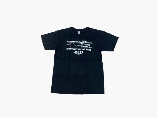 T-SHIRT "MG 42" - SCHWARZ