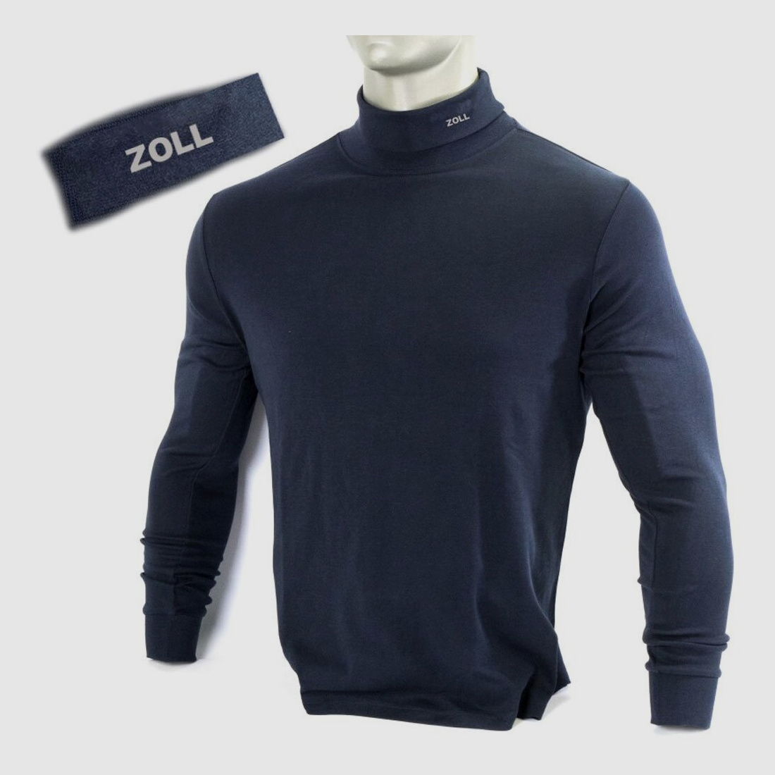 OBRAMO Einsatz Rollkragen Pullover Zoll