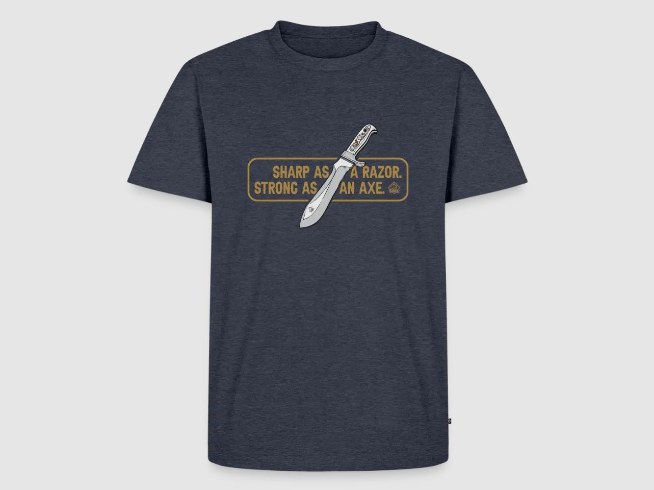 PUMA Męska Premium T-Shirt "White Hunter Sharp & Strong"