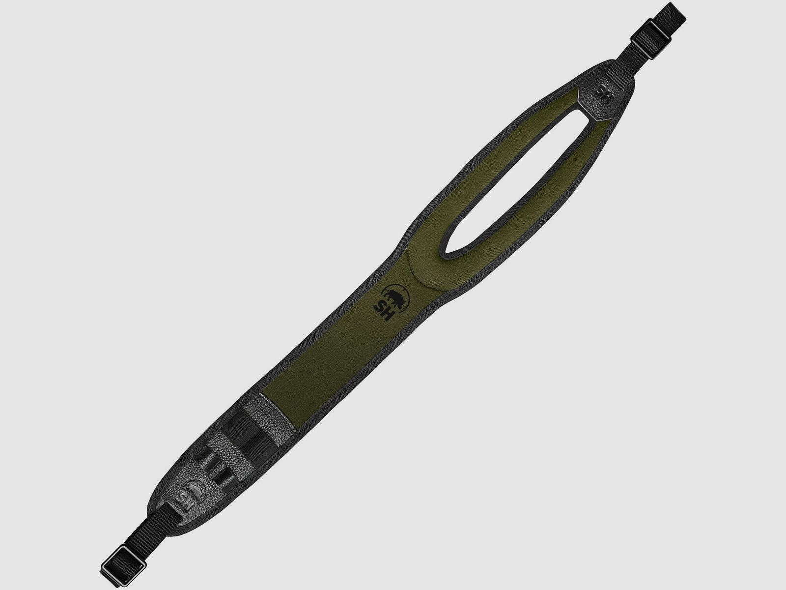 Haenel Jaeger NXT Composite inklusive Leuchtpunktvisier und Gewehrriemen, Kal. 8x57 IS