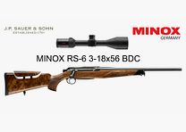 J.P. Sauer & Sohn Sauer 505 Ergo Lux Karabin powtarzalny HQ3 Zestaw wyposażeniowy Elegance + VSR | 8.5x55 Blaser | MINOX RS-6 3-18x56 BDC