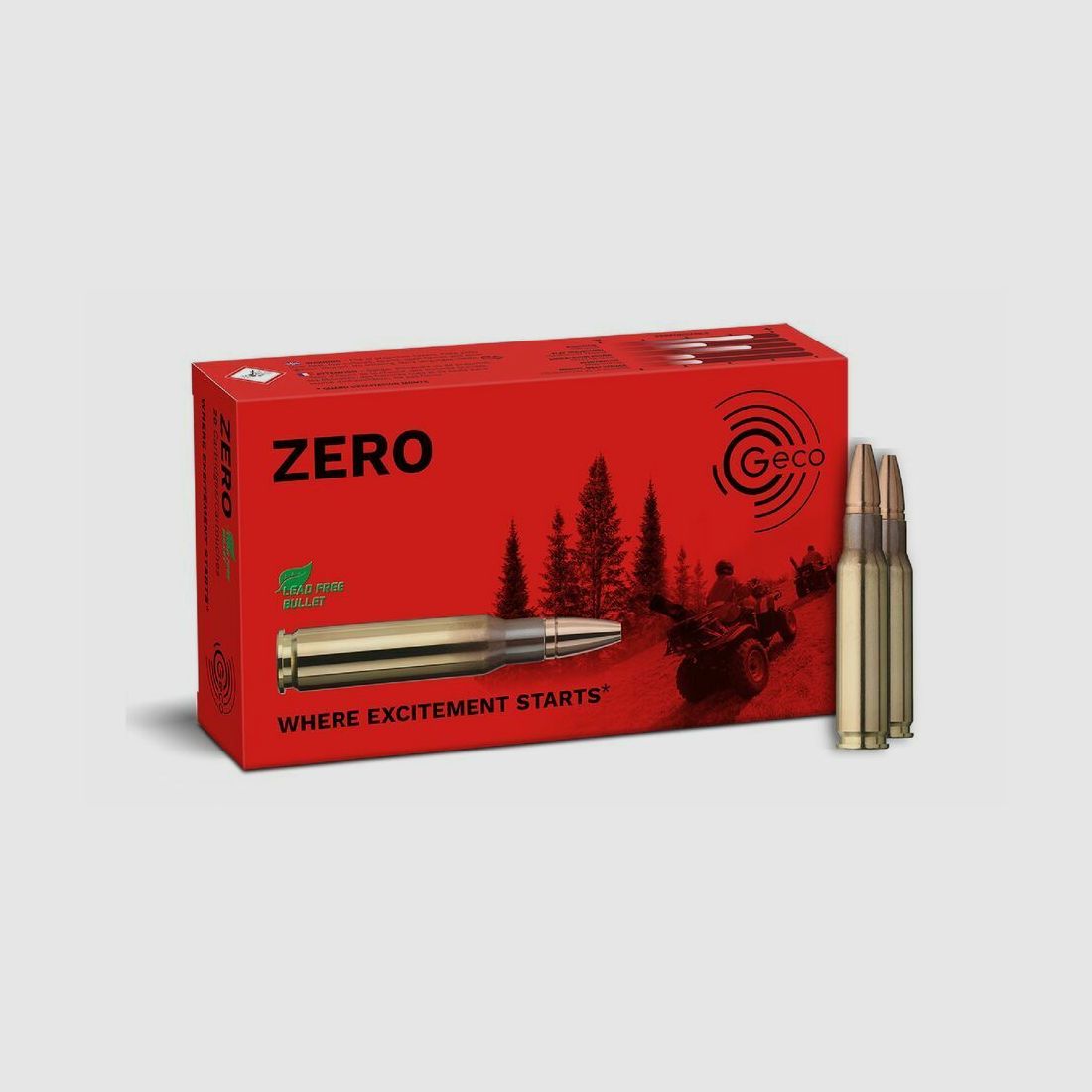 Geco ZERO 8.8g/136grs à20 .308 Win.