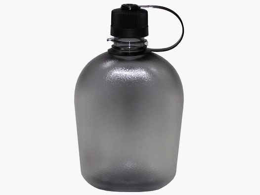 US Feldflasche GEN II, schwarz-transparent, 1l