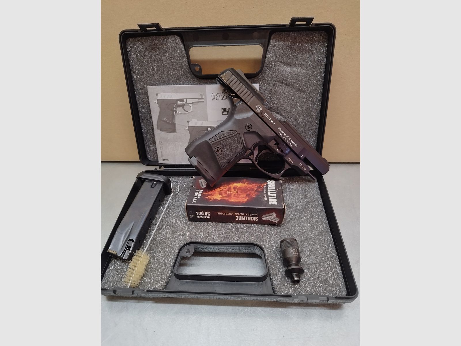 Zoraki 914-P Schreckschusswaffe 9mm PAK schwarz Set Agebot !!Neuware!!