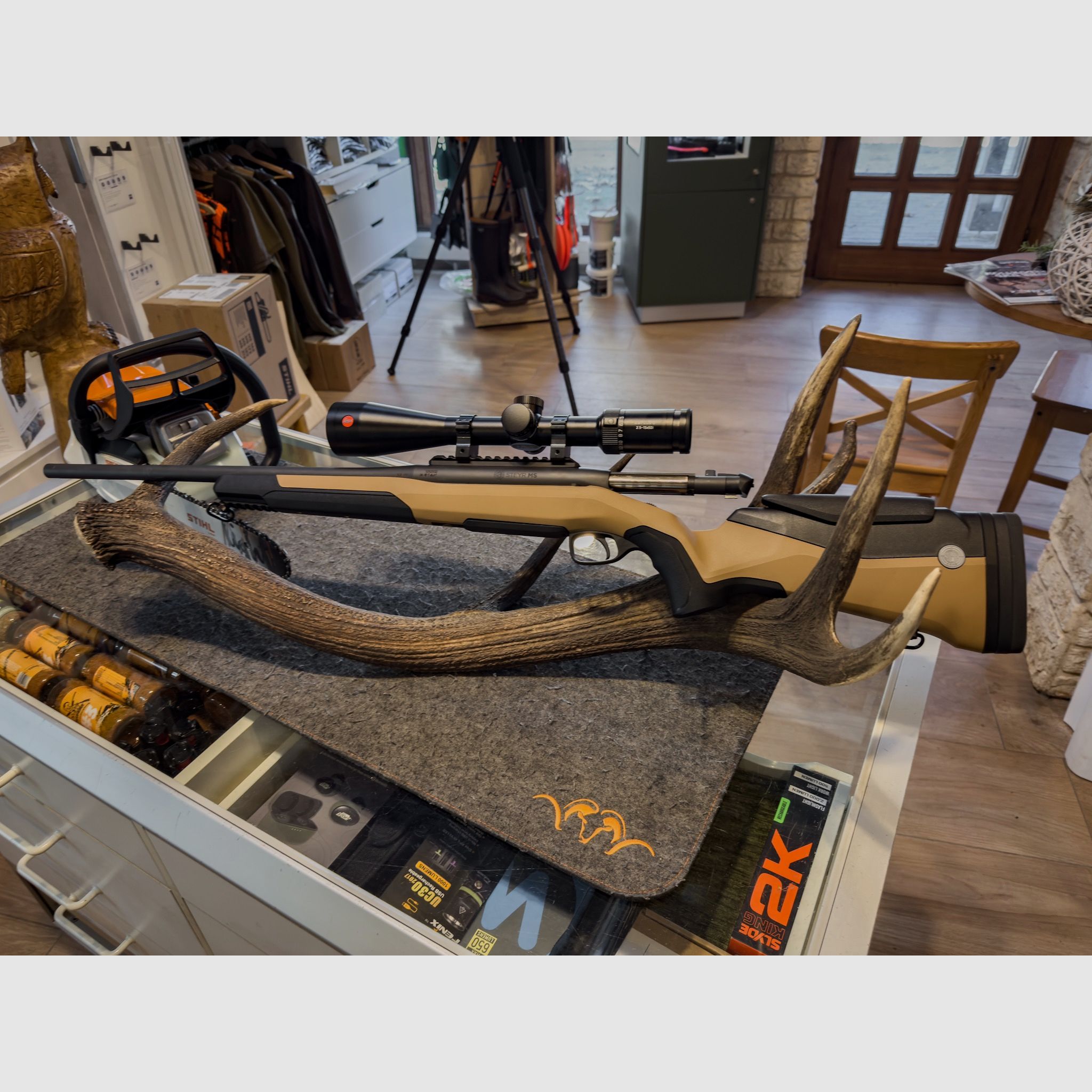 Steyr MS Wild Macherpaket mit Stihl Kettensäge