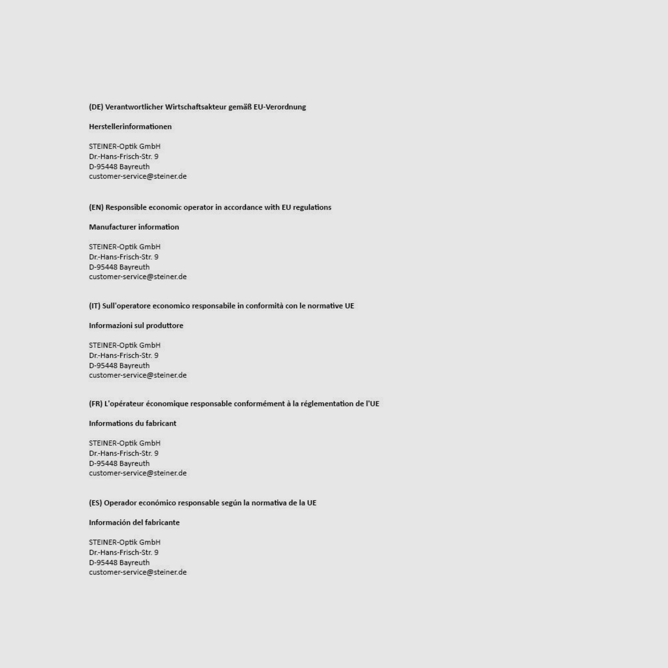 Steiner 202287700 Ranger 6 1-6x24 con reticolo LA-4A-I 2. piano dell'immagine