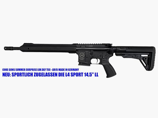 NOWOŚĆ: Lux Def Tec LDT L4 Sportowa wersja - 223Rem 14,5"LL sportowo dopuszczona, dostępna od ręki, wysyłka +20€