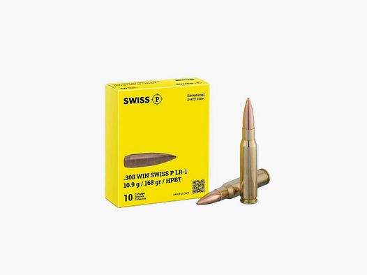 Swiss P LR-1 .308 Win HPBT 10,9 g / 168 gr / 10 Stück