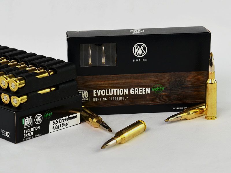 RWS 6,5 Creedmoor, EVO GREEN 93 grs 1 Packung (20 Schuss á 4,39 €*)