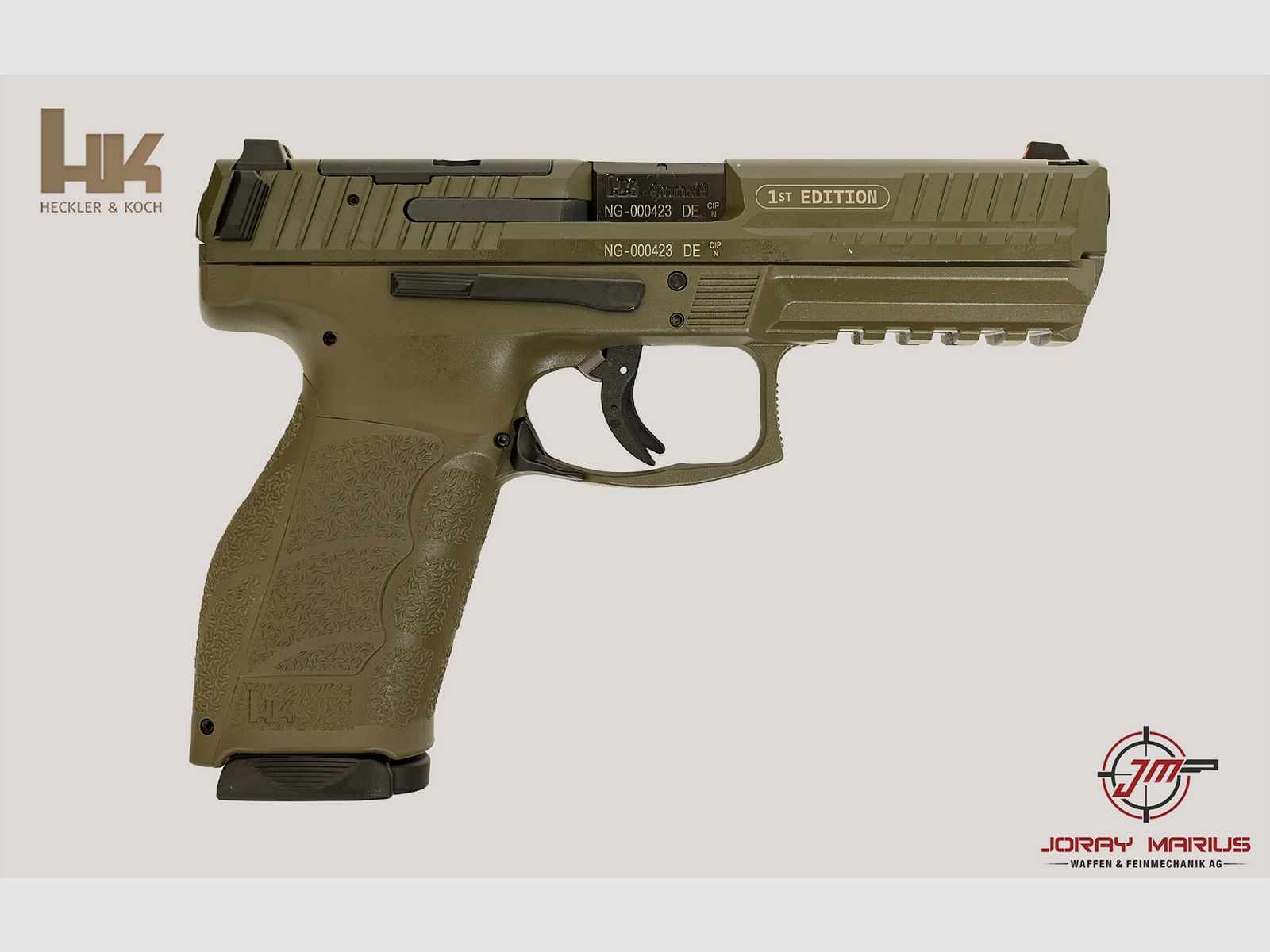 H&K SFP9F OR A1 75th Special Edition 9mm Para NATO Groen, afbeelding 1 van 3